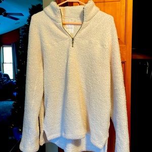 Cream Thread and Supply Pull Over.